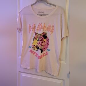 Def Leppard Hysteria Graphic Tee Size XL